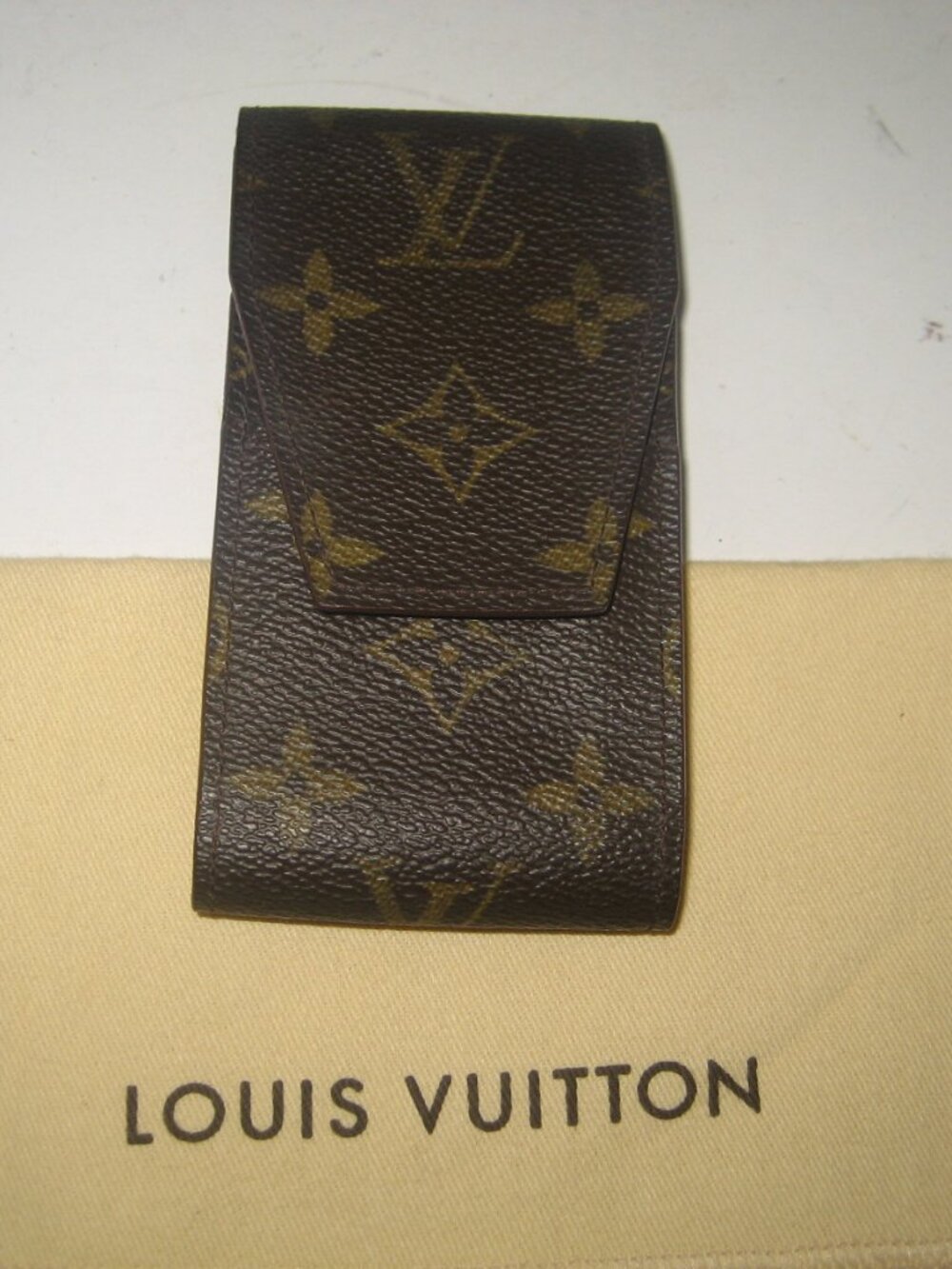 VINTAGE LOUIS VUITTON SLG CIGARETTE / LIP STICK CASE LV MONOGRAM MADE IN FRANCE